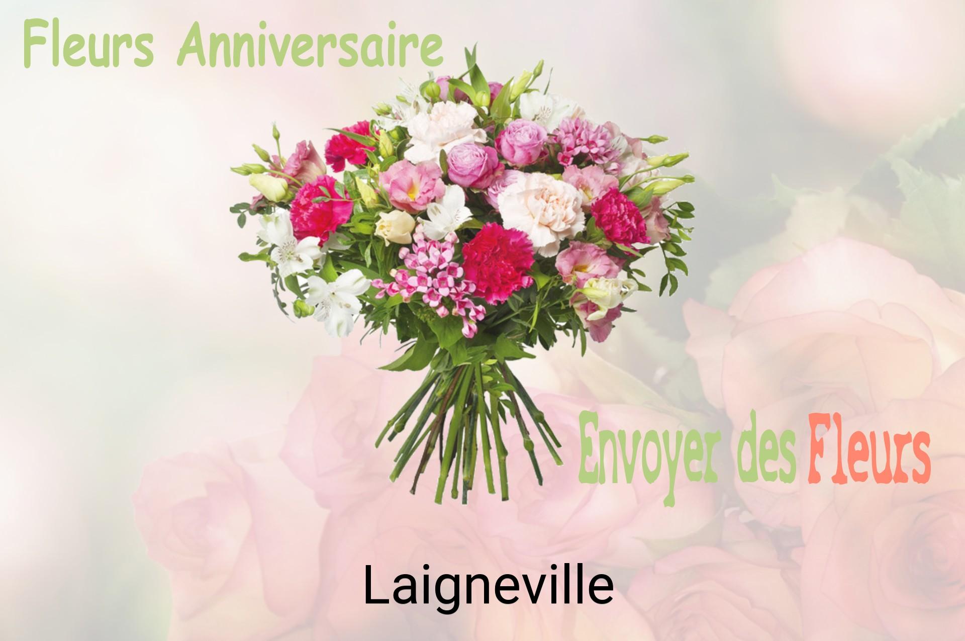 Bouquet de fleurs d’anniversaire livré à Laigneville