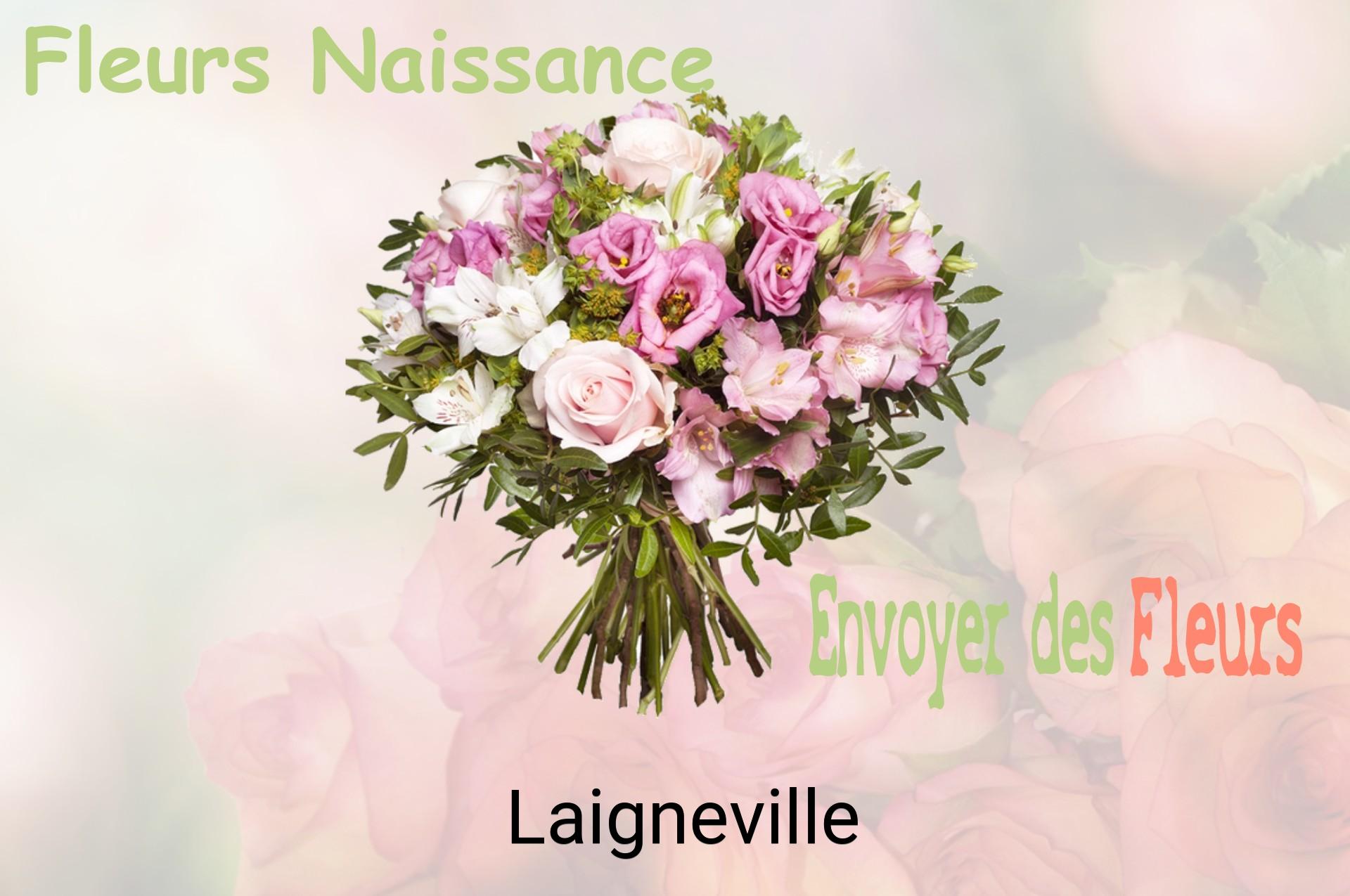 Bouquet de fleurs de naissance livré à Laigneville