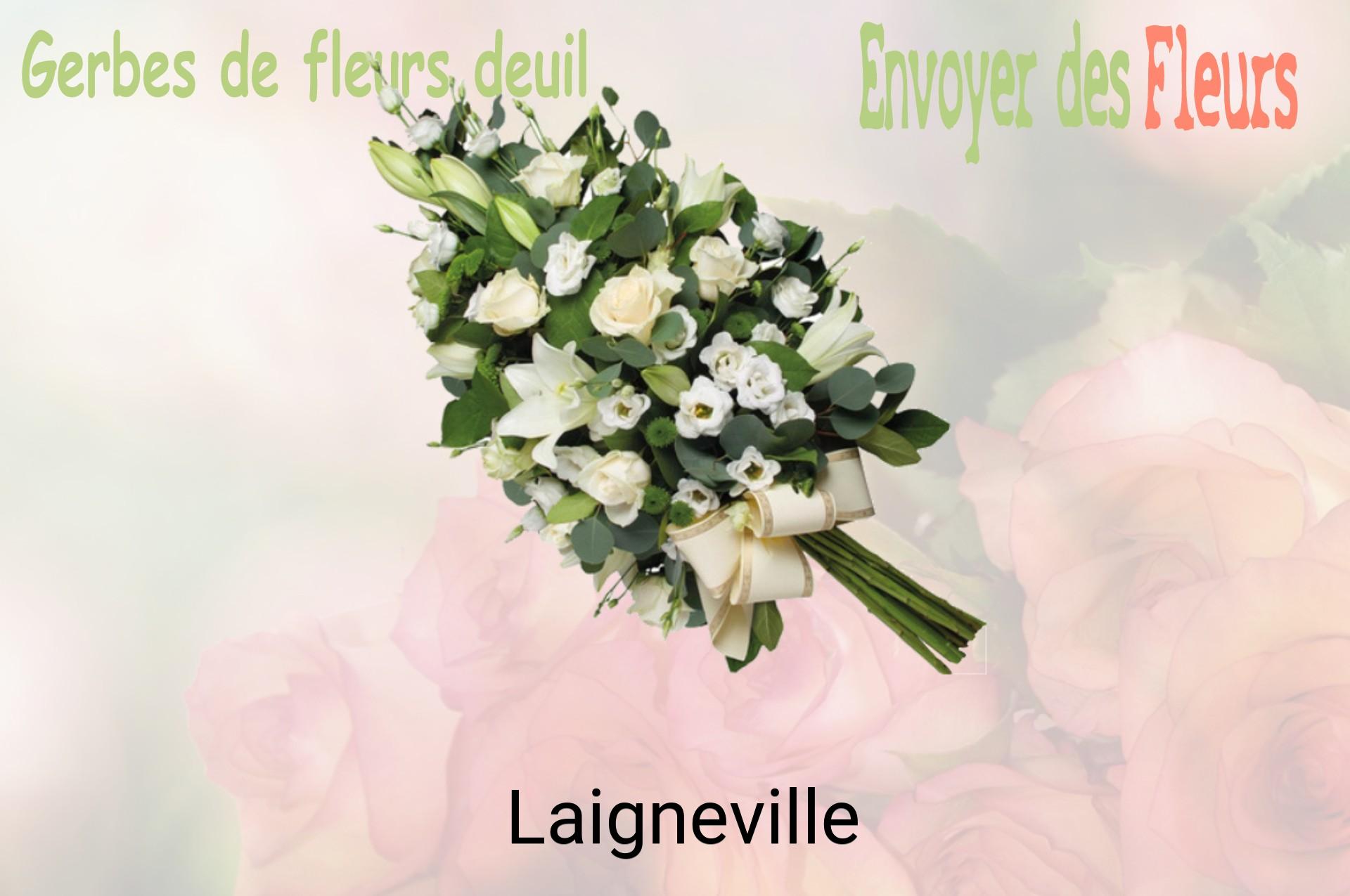 Gerbe de fleurs de deuil livrée à Laigneville